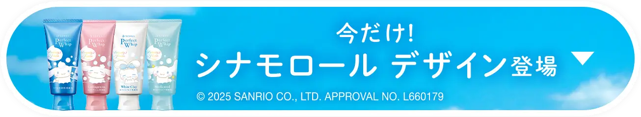 今だけ！シナモロールデザイン登場